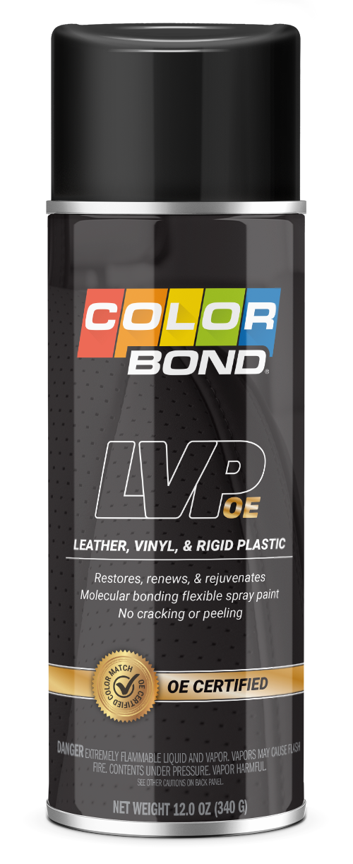 ColorBond 522 GM Ebony LVP Leather, Vinyl & Hard Plastic Refinisher Spray  Paint - 12 oz