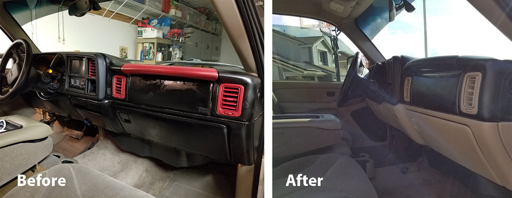 Car Interior Plastic Paint Used to Fix Restyling Fiasco