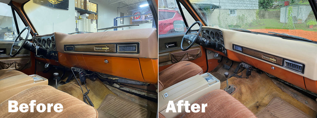 How to Paint a Dashboard in a Classic Chevy Blazer – Colorbond Paint
