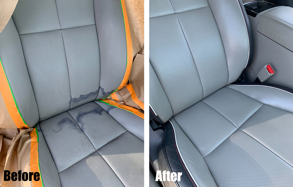 Seat repair - leather paint?