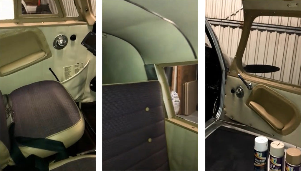 Piper Cherokee 180 Cockpit Restoration – Colorbond Paint