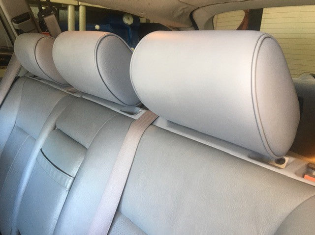 Refinishing Mercedes Headrests Cost Only $16.49! New Headrests Would H – Colorbond Paint