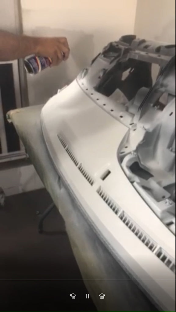 Carlos Medrano Interior Restyling Project - Painting the Dash – Colorbond Paint