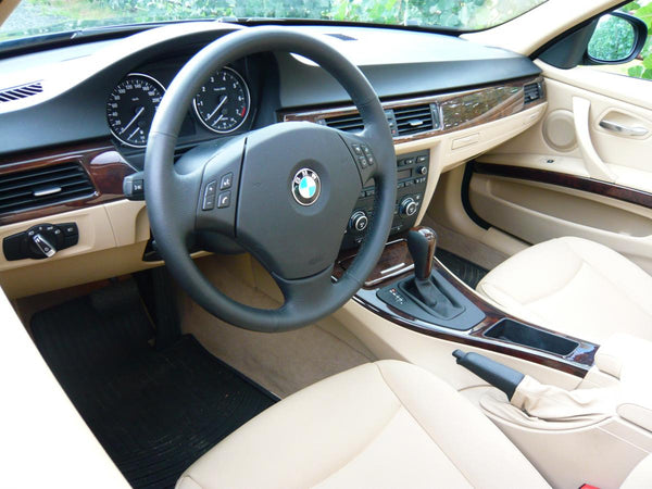 BMW Interior Transformation from Tan to Black